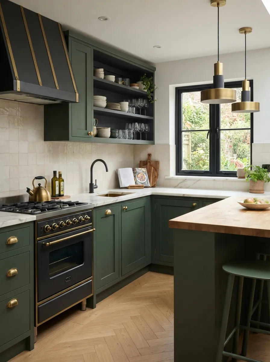 white-kitchen-mixed-metal-finishes-brass-chrome-black