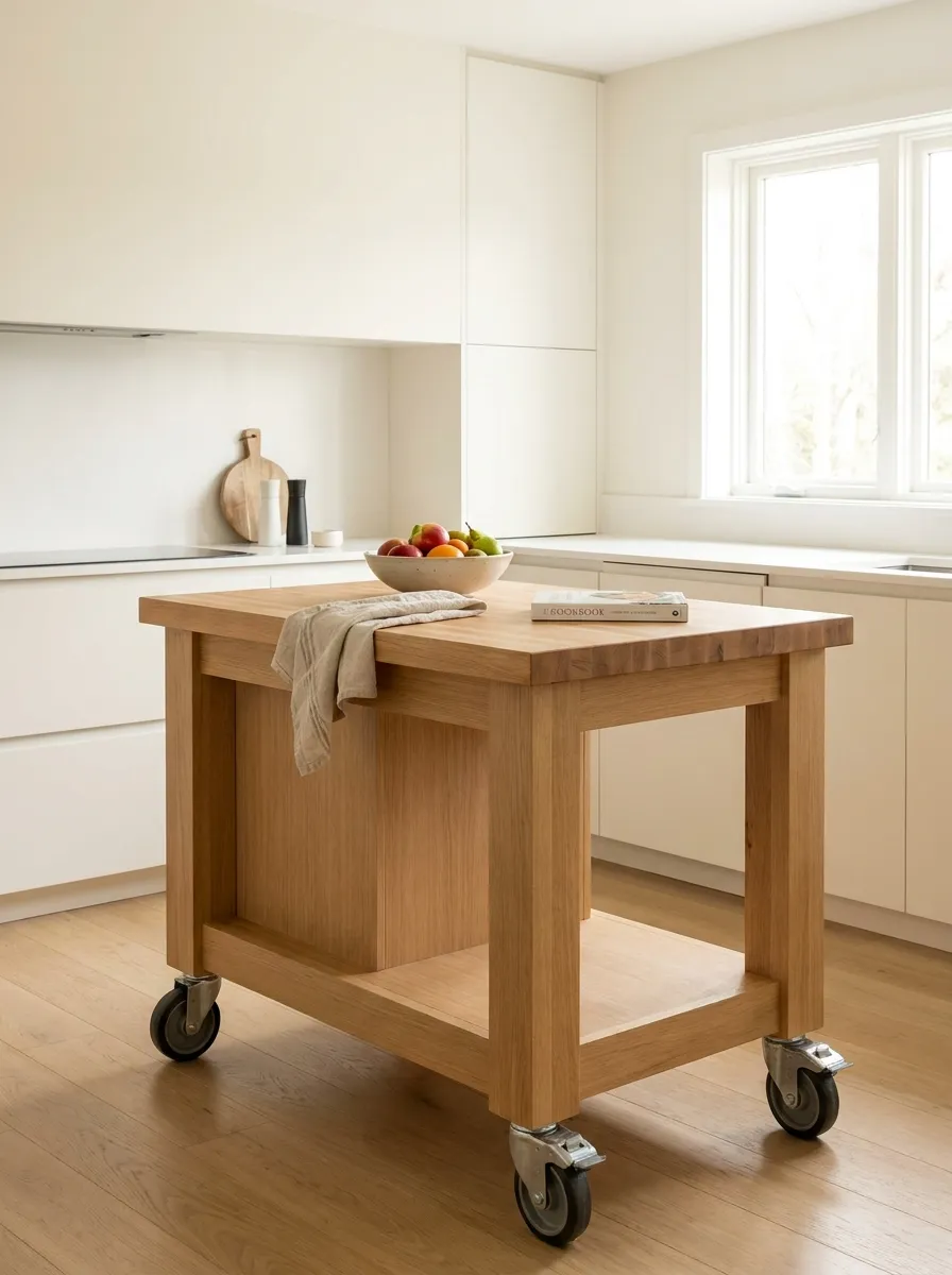 mobile-kitchen-island-cart-rolling-wheels-butcher-block