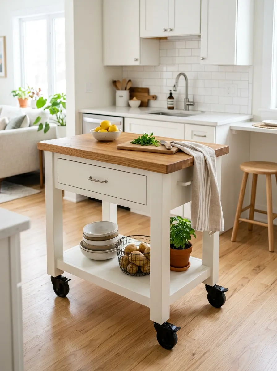 mobile-island-cart-compact-kitchen-portable-storage