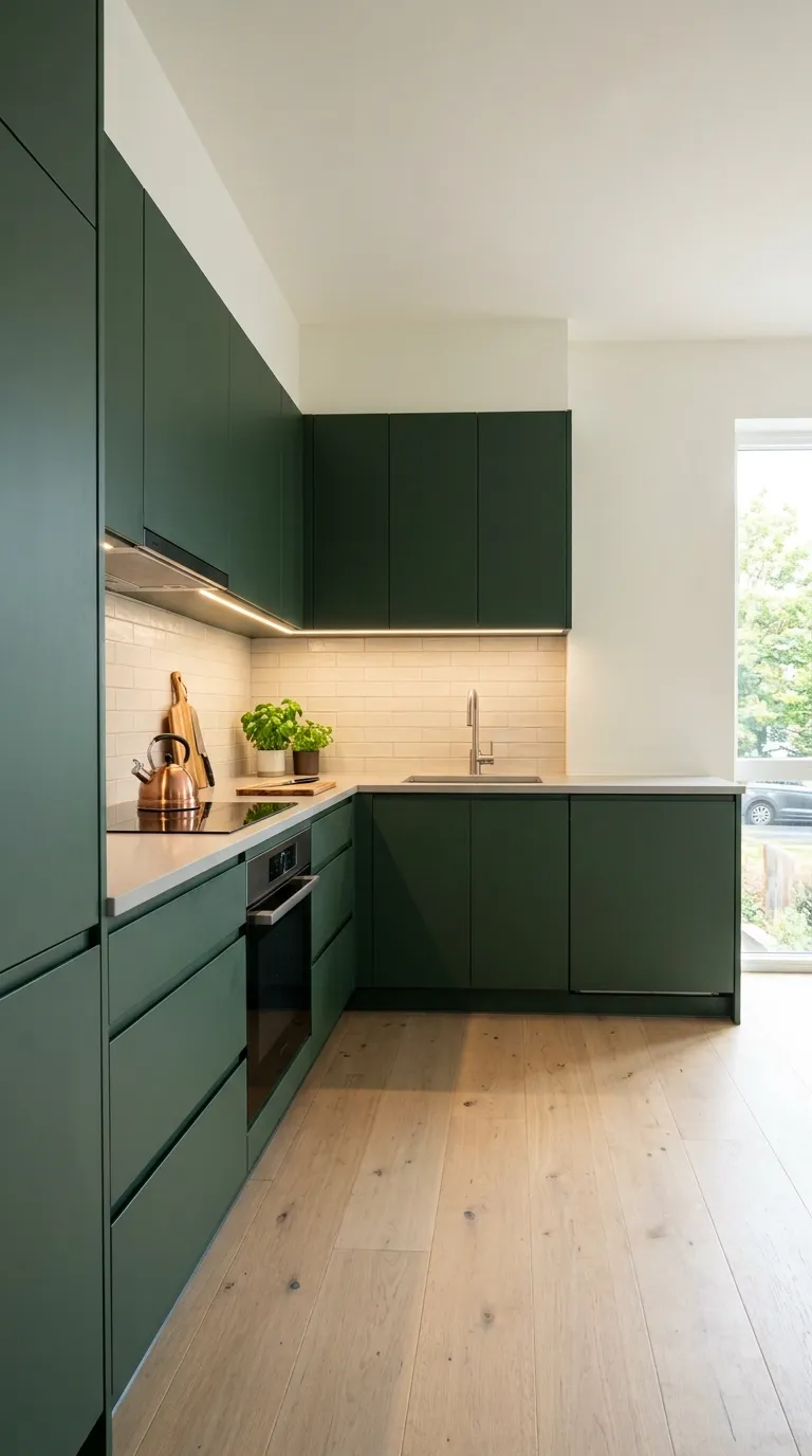 modern-l-shaped-kitchen-white-cabinets-open-floor-plan