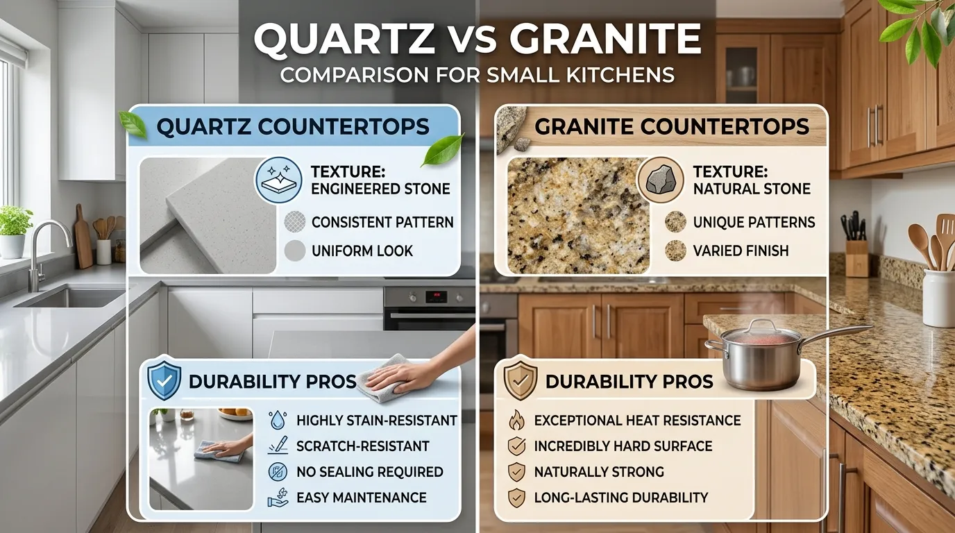 countertop templating small kitchen renovation