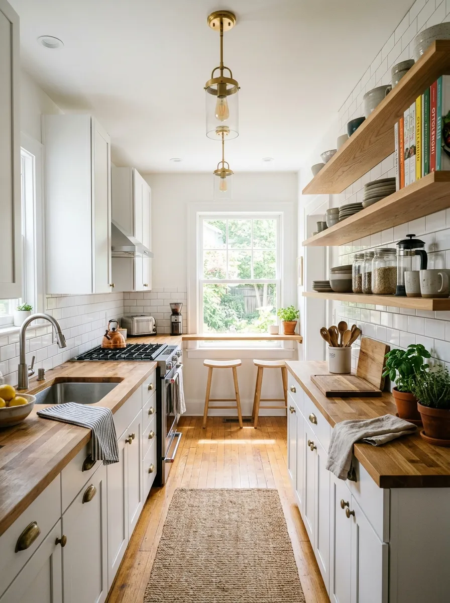 all-white-galley-kitchen-bright-spacious-clean-design