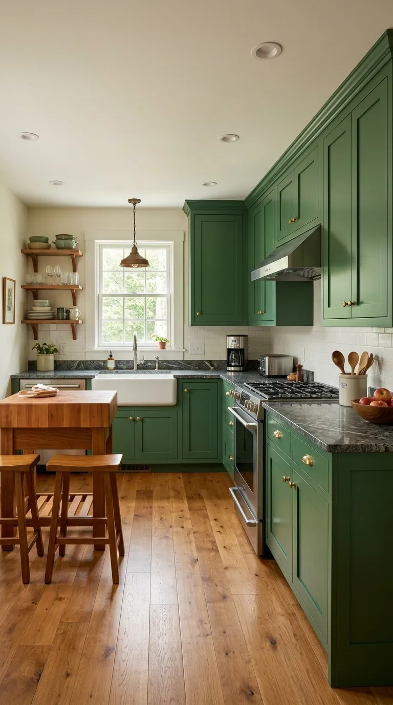 traditional-small-u-shaped-kitchen-wood-cabinets-classic-design