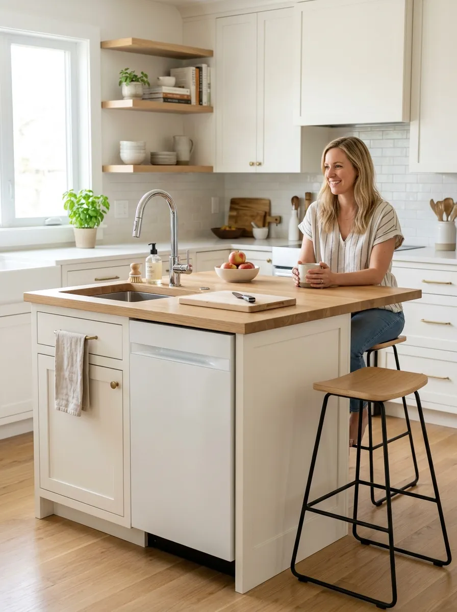 compact-island-sink-dishwasher-drawer-space-saving