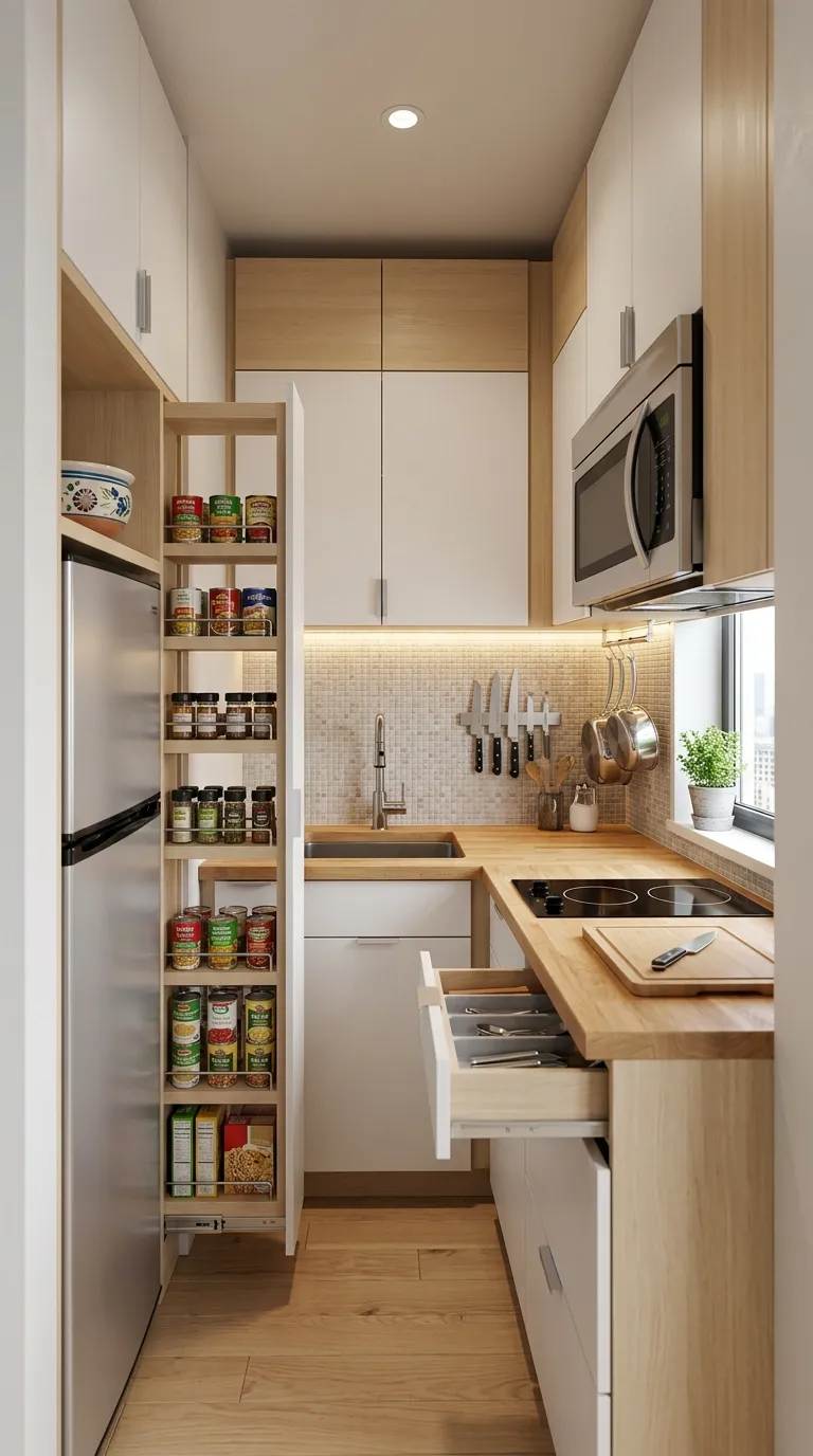 clever-hidden-storage-solutions-open-kitchen-clutter-free