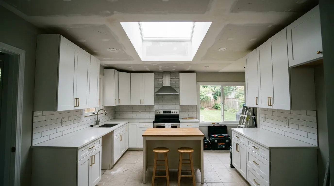 small-kitchen-remodel-skylight-natural-light