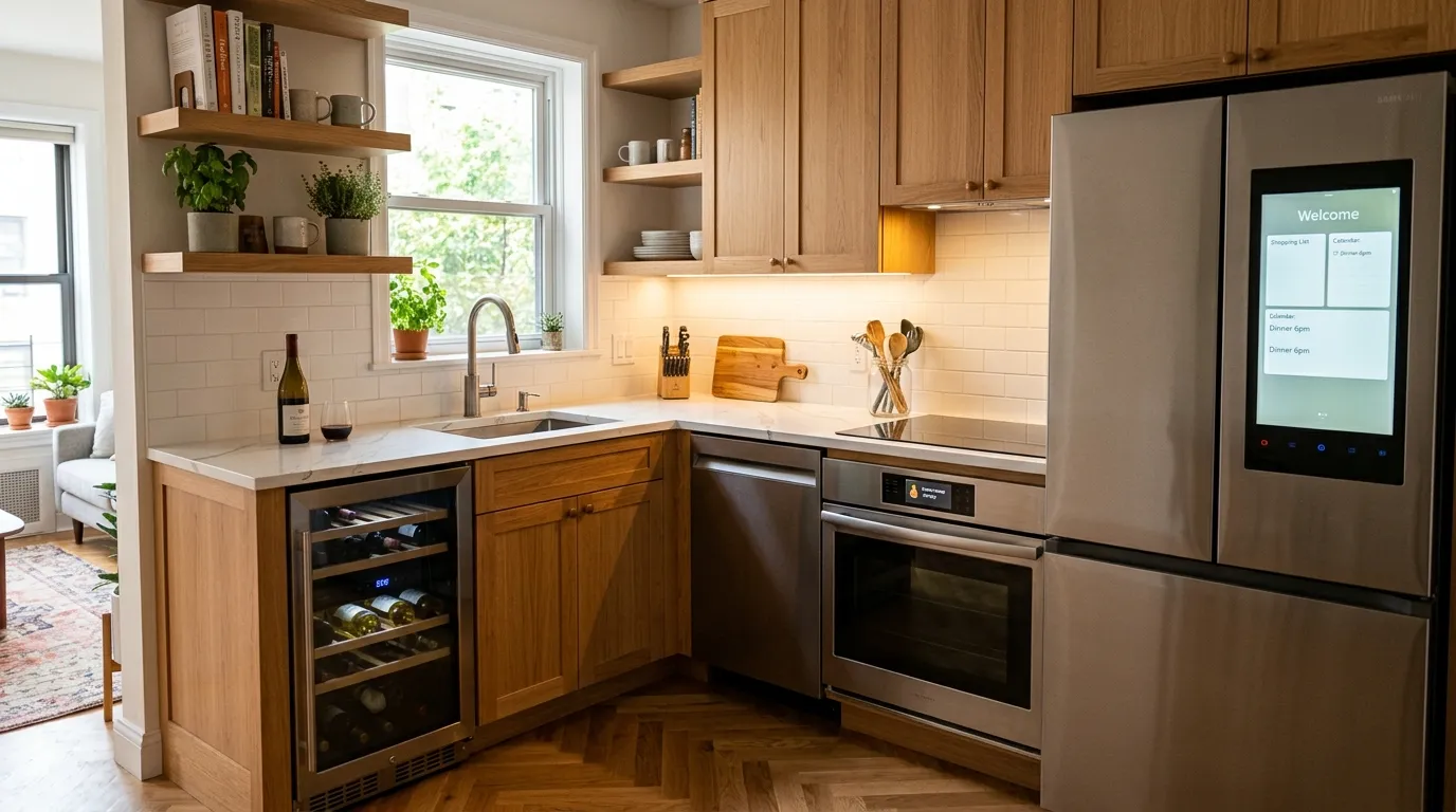small-kitchen-remodel-built-in-wine-cooler