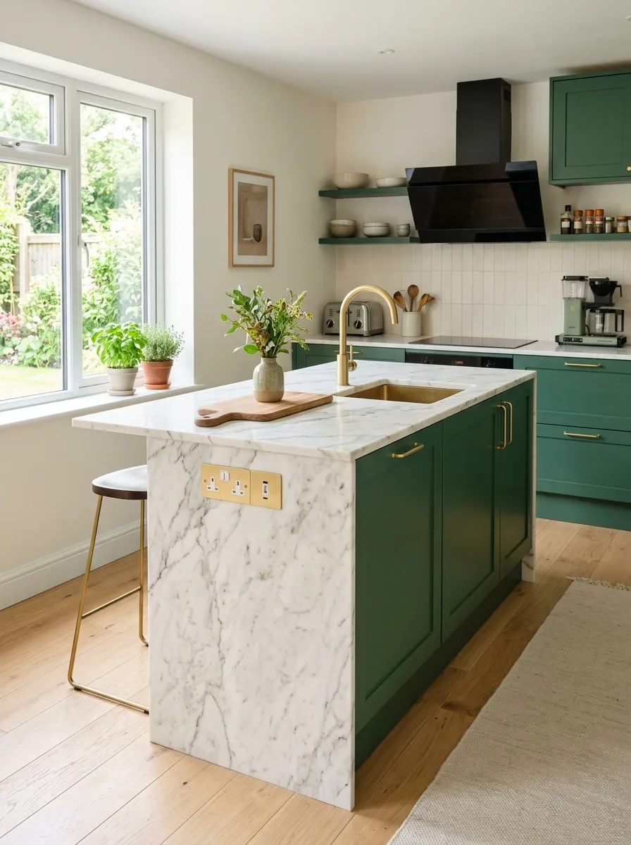 contemporary-waterfall-island-small-open-kitchen-design