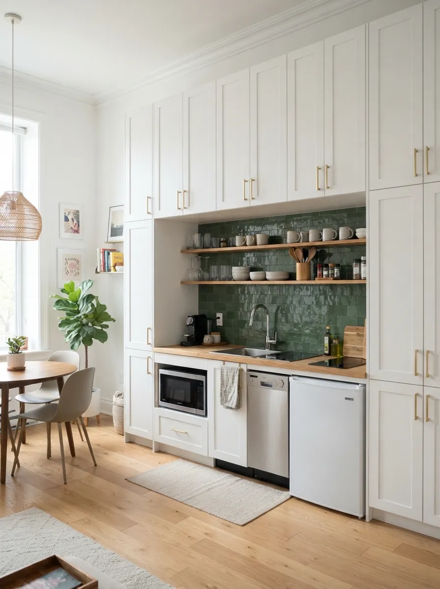 studio-kitchen-vertical-storage-maximized-small-space-organization