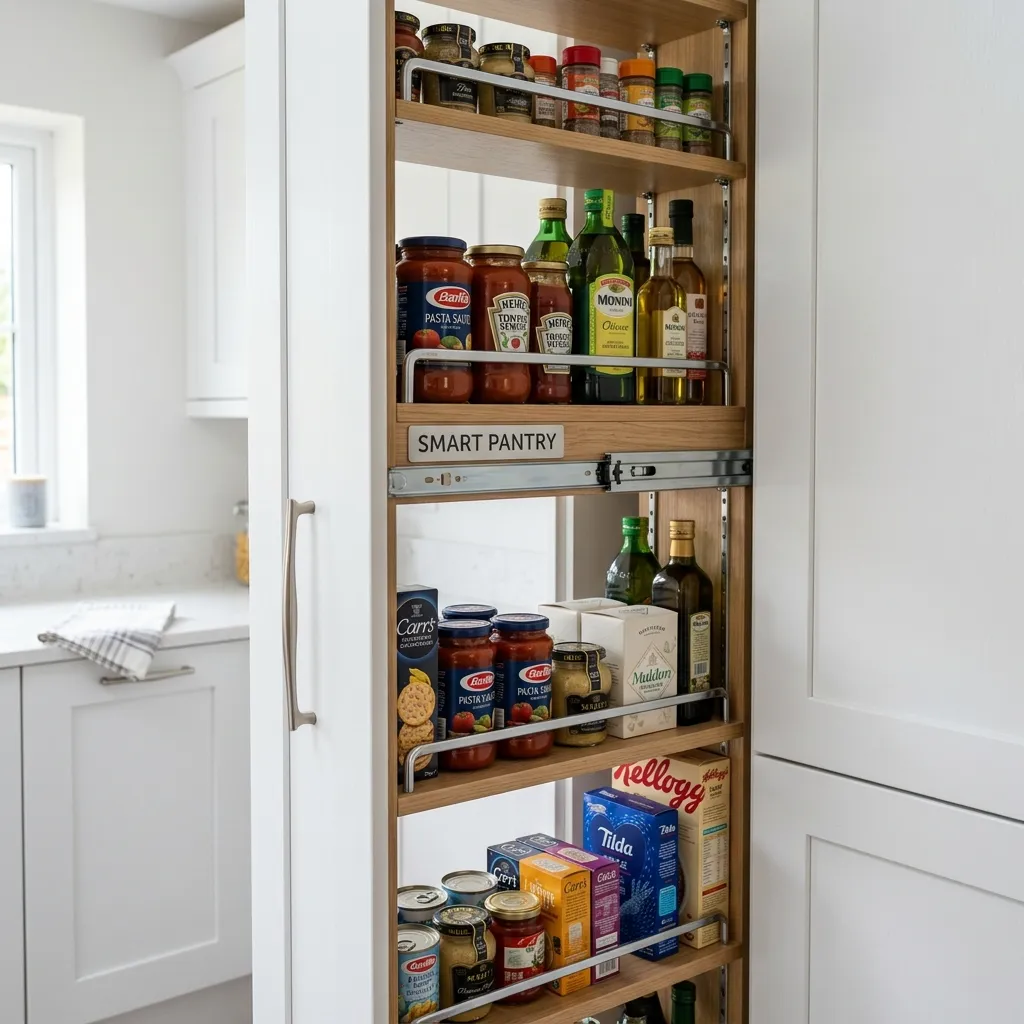 vertical-pull-out-pantry-mechanism-narrow-cabinet-organization