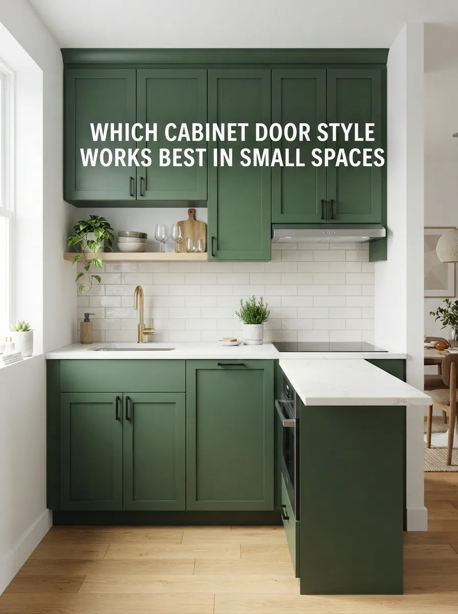 best cabinet door style for small spaces