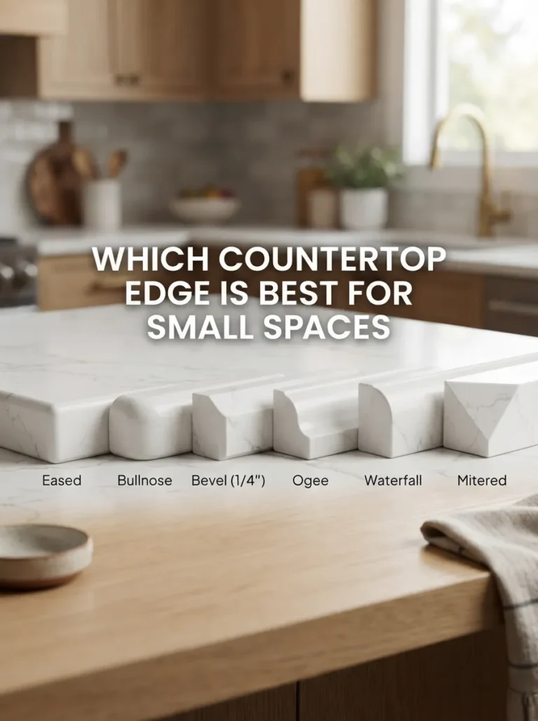 Which Countertop Edge is Best for Small Spaces