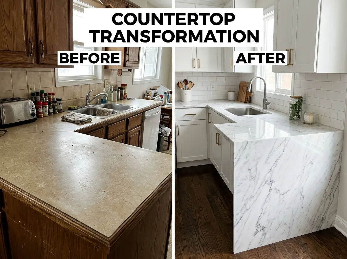 best countertop material small budget kitchen