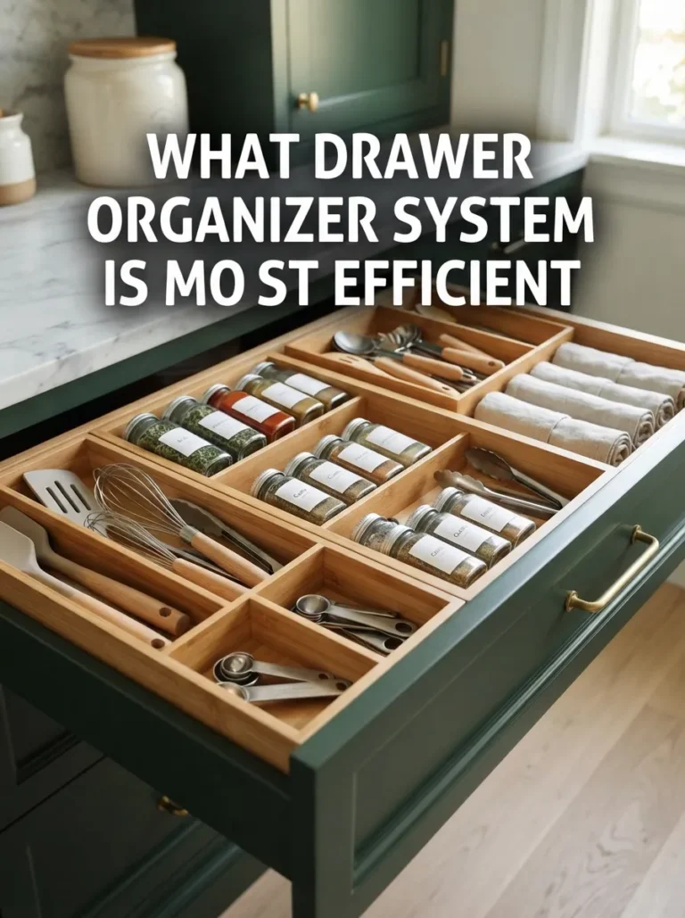 most efficient drawer organizer system