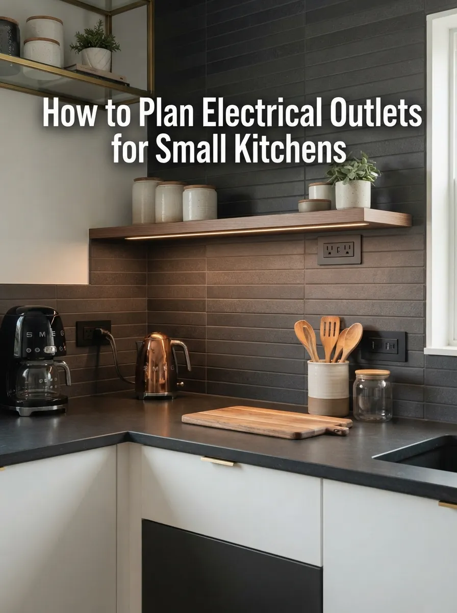 how to plan electrical outlets for small kitchens
