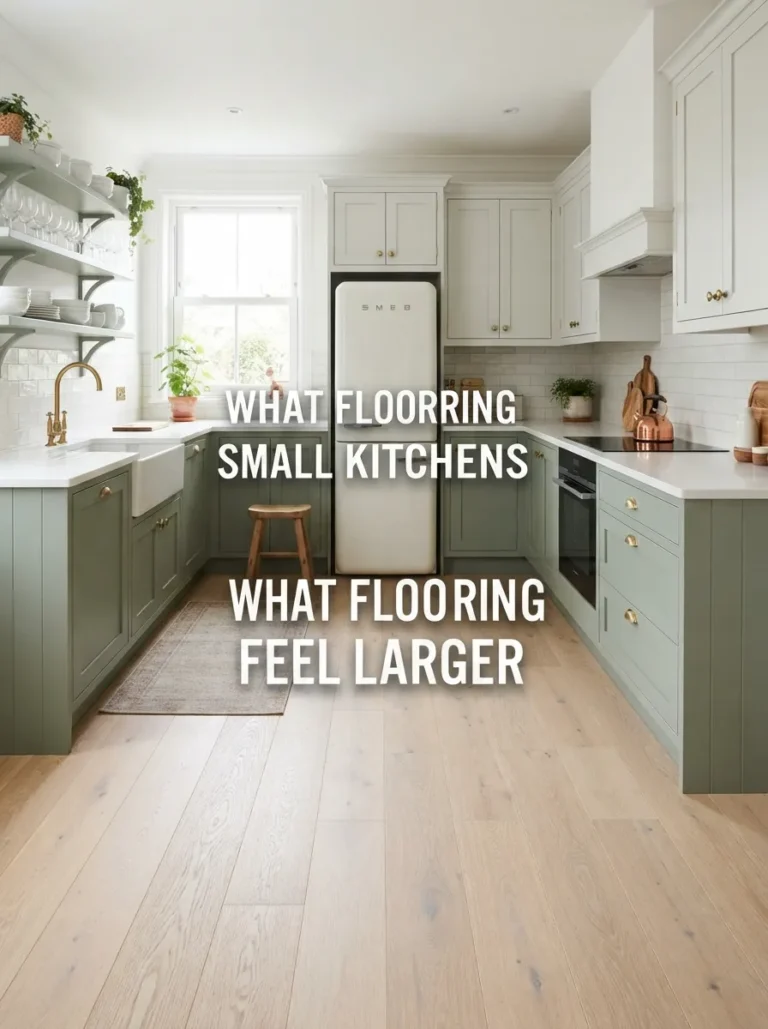 what flooring makes small kitchens feel larger