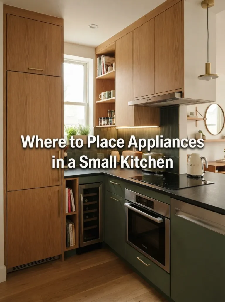 Where to Place Appliances in a Small Kitchen