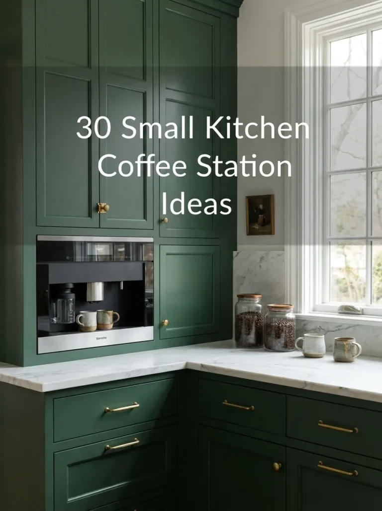 small kitchen coffee station ideas