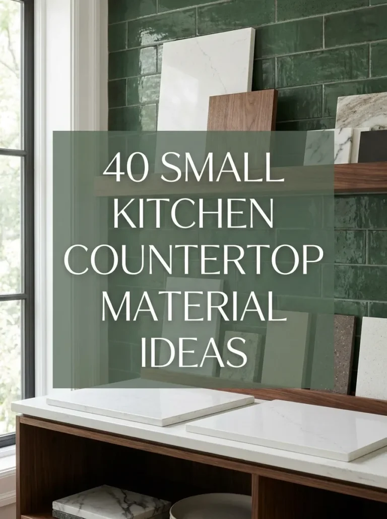 small kitchen countertop materials