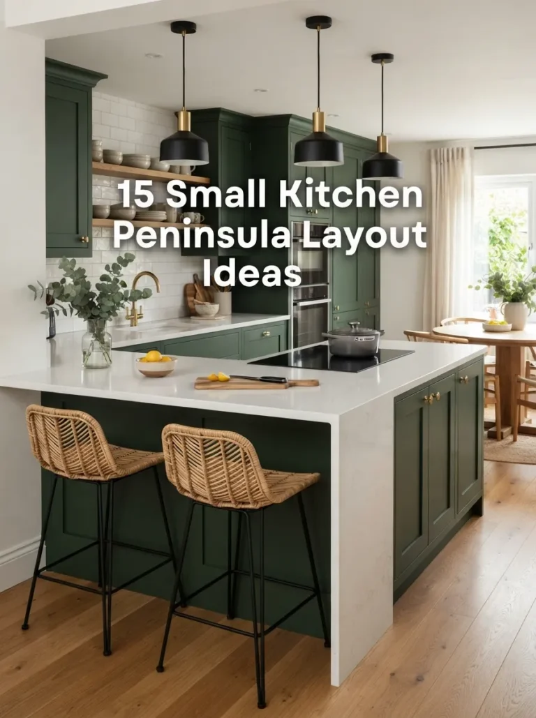 small kitchen peninsula ideas