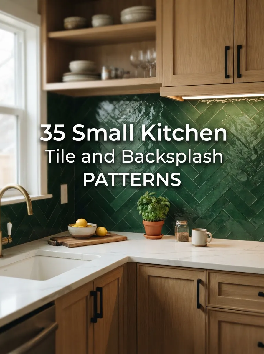 small kitchen backsplash ideas Small Kitchen Tile and Backsplash Patterns