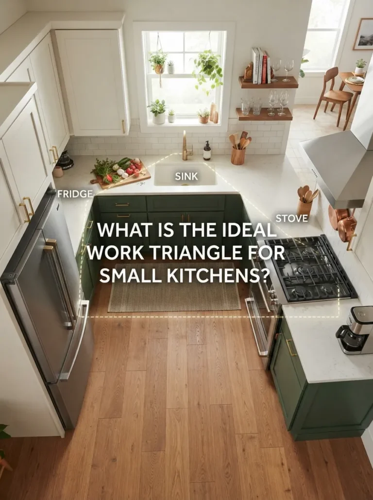 Ideal Work Triangle for Small Kitchens