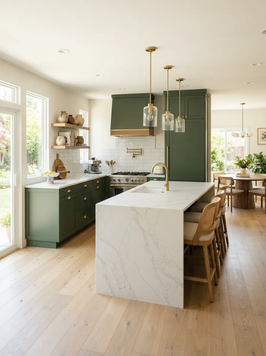 small kitchen design for content creators