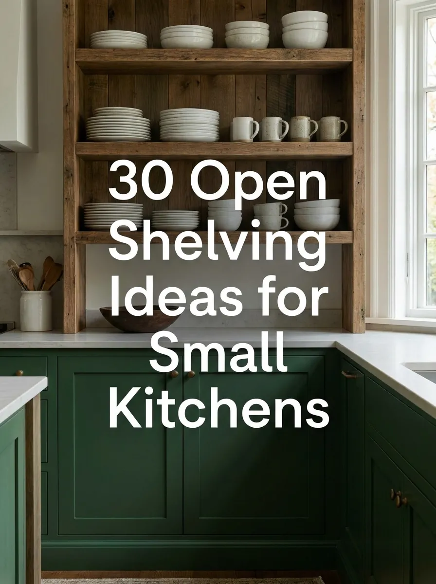 open shelving ideas for small kitchens