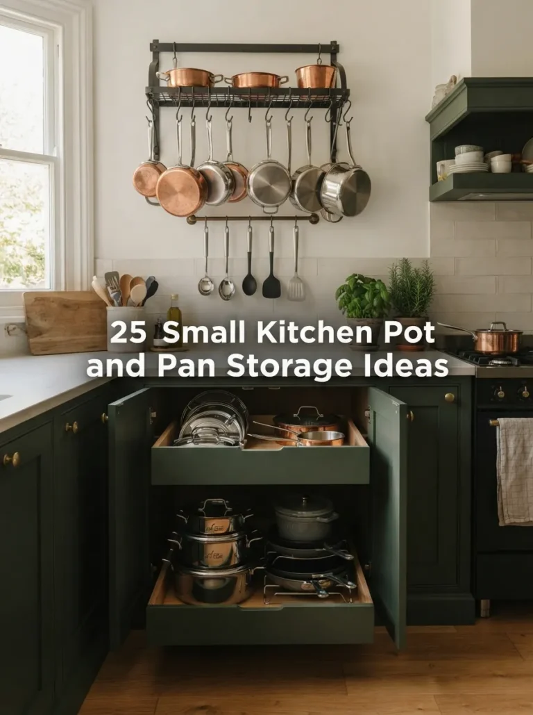small kitchen pot and pan storage ideas