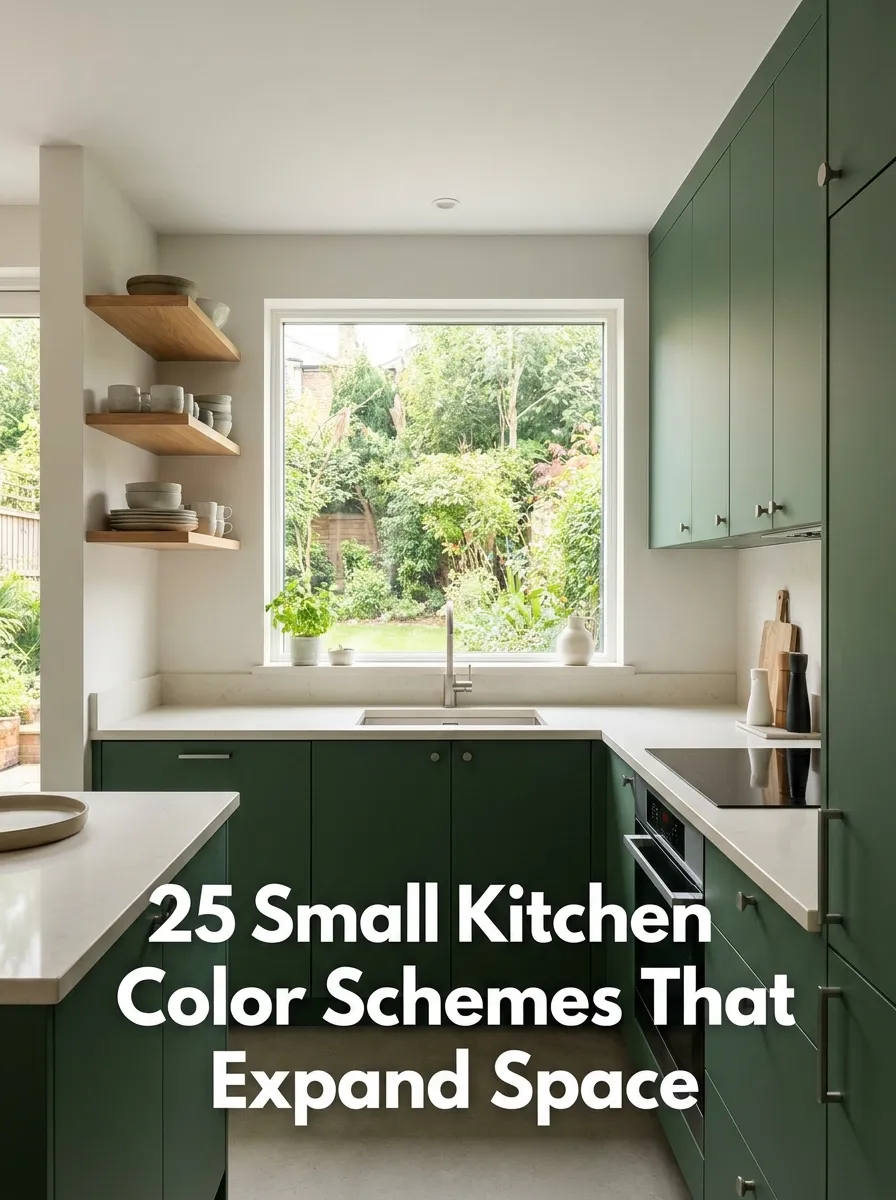 25 Small Kitchen Color Schemes That Expand Space