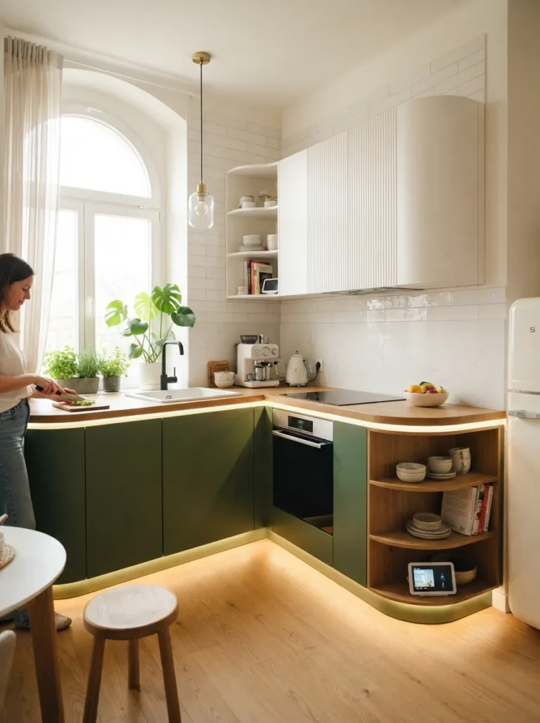 Small Kitchen Design for Aging in Place