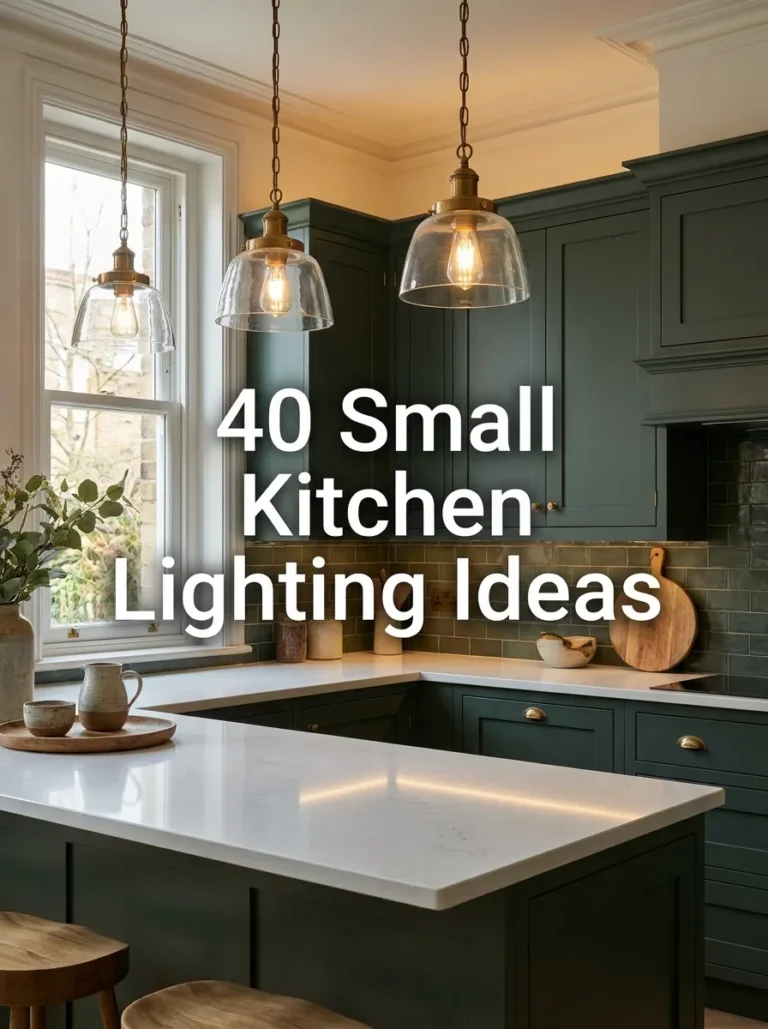 40 Small Kitchen Lighting Ideas