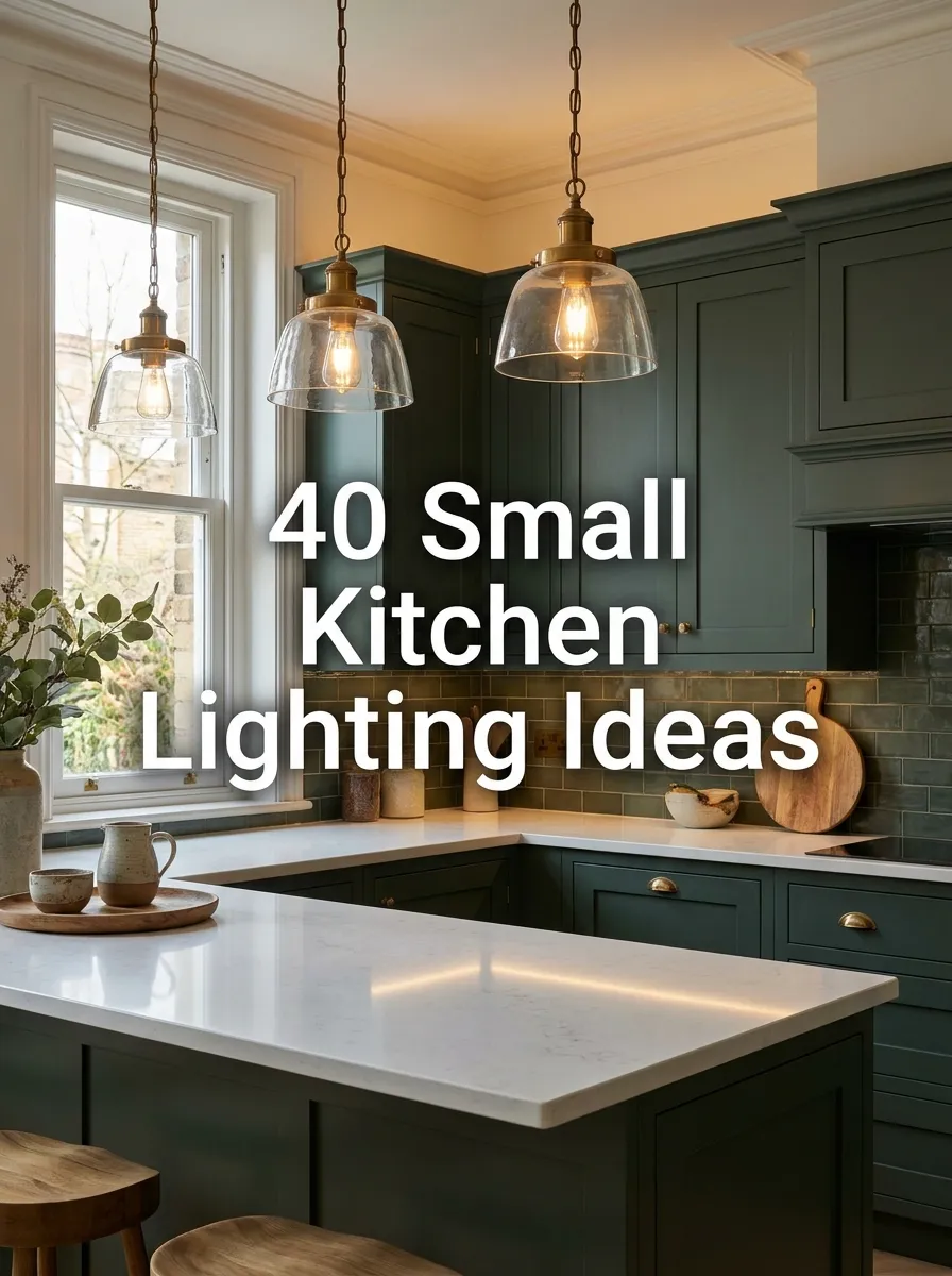 40 Small Kitchen Lighting Ideas