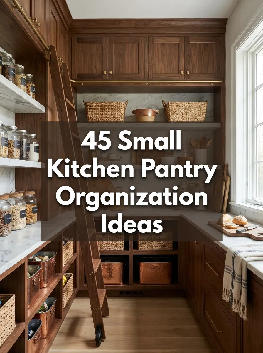 small kitchen pantry organization ideas