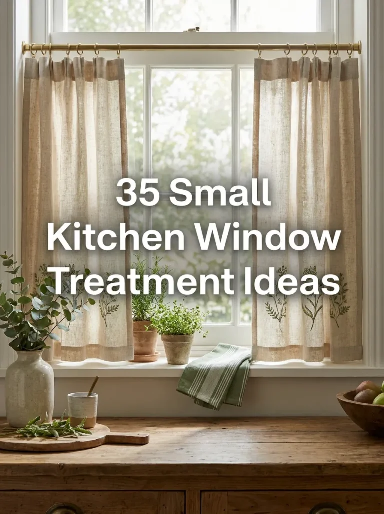 Small Kitchen Window Treatment Ideas