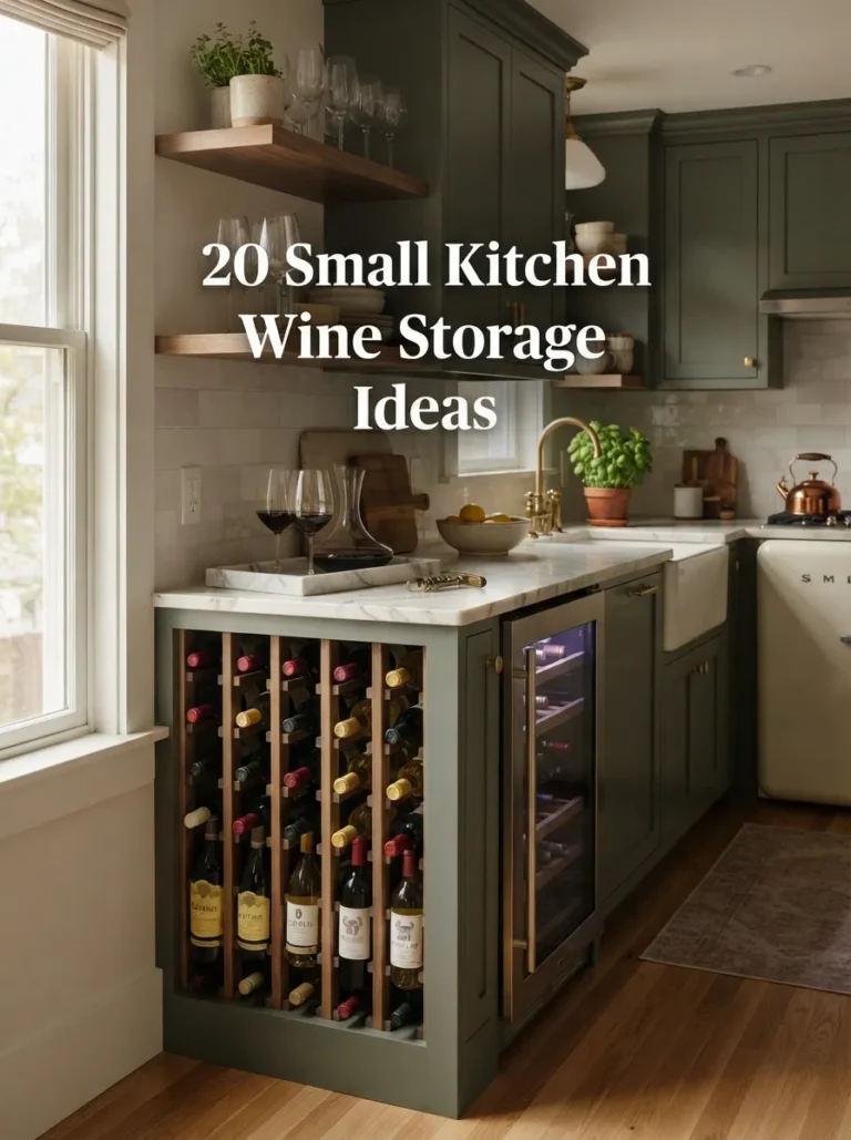 small kitchen wine storage ideas