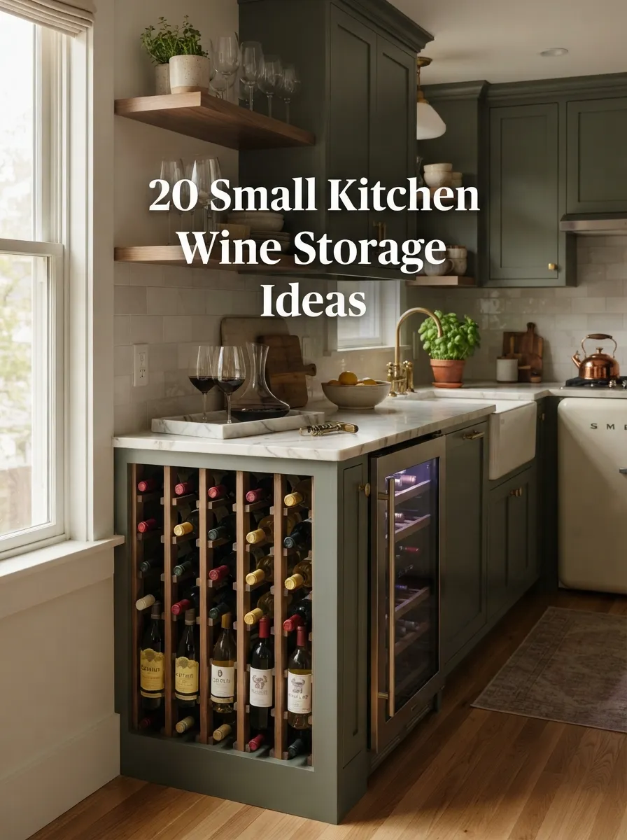 small kitchen wine storage ideas