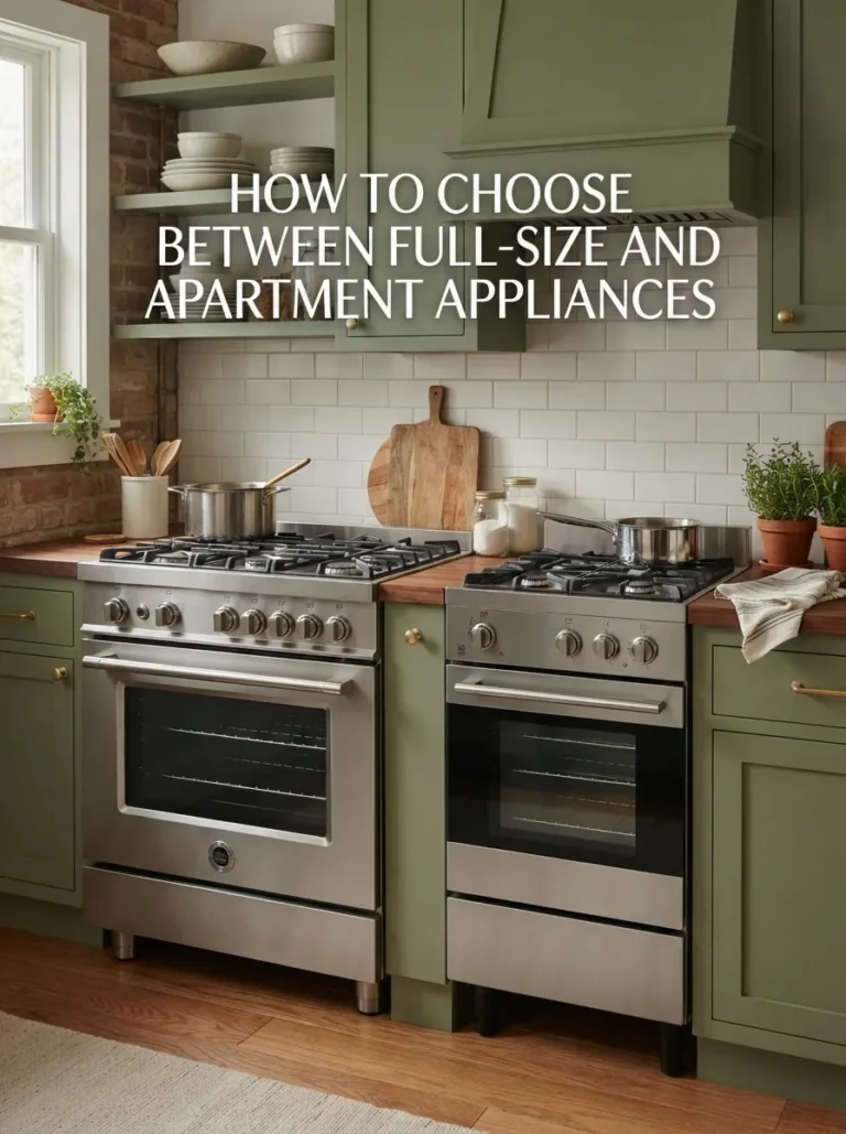 how to choose stove size for small kitchens
