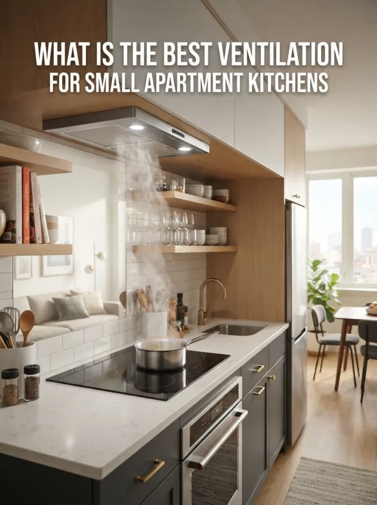 small kitchen ventilation solutions