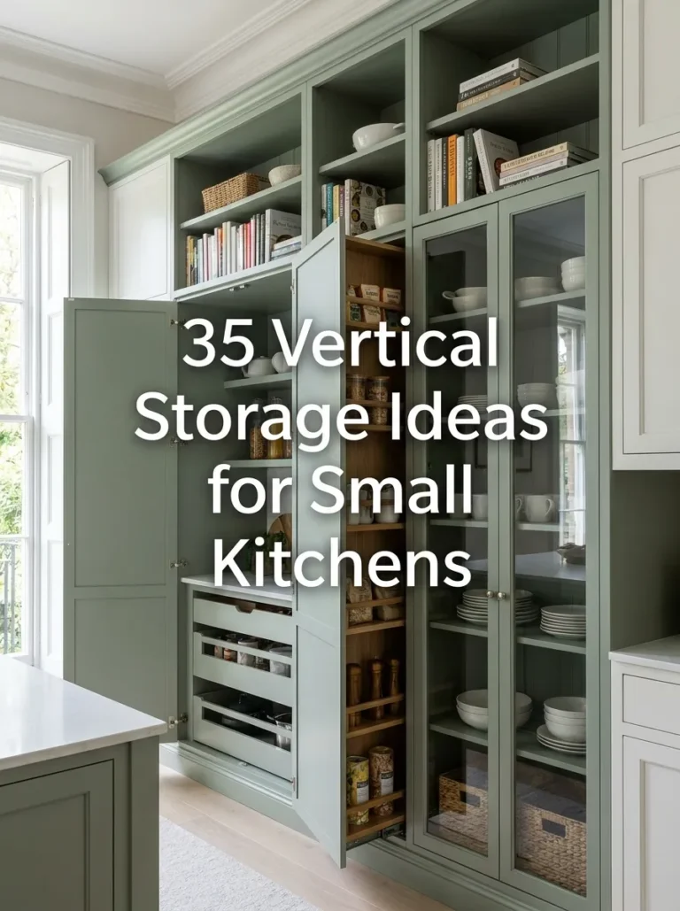 vertical storage ideas for small kitchens